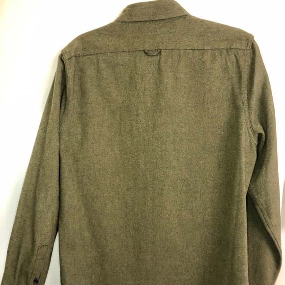 ❤️SOLD❤️GOODFELLOW - Mens Green Flannel - Picture 3 of 5